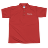 Embroidered Polo Shirt - Flame