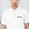 Embroidered Polo Shirt - Flame