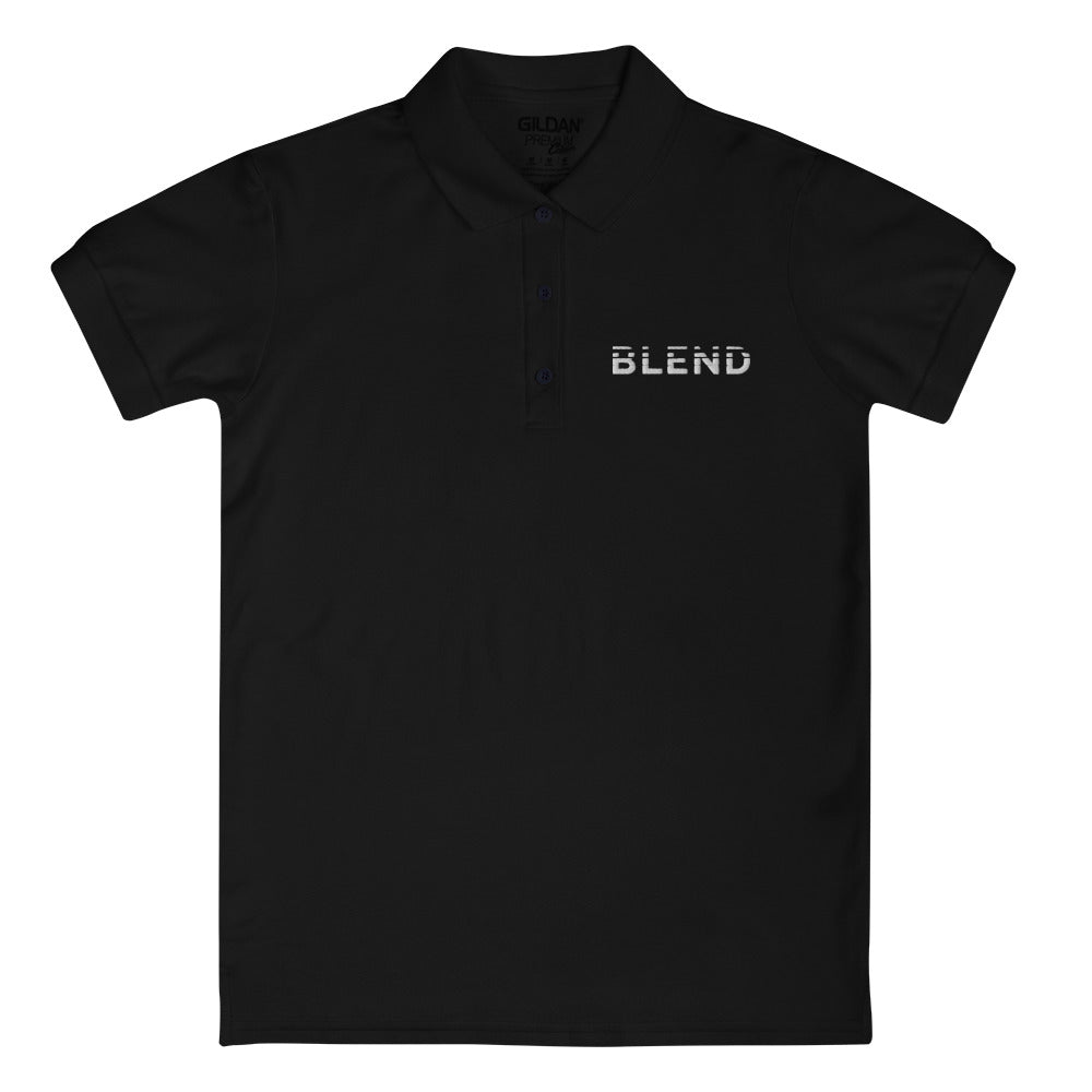 Embroidered Women's Polo Shirt - Blend