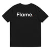 Unisex organic cotton t-shirt - Flame back