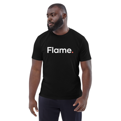 Unisex organic cotton t-shirt - Flame front