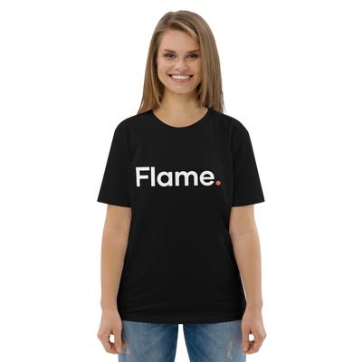 Unisex organic cotton t-shirt - Flame front