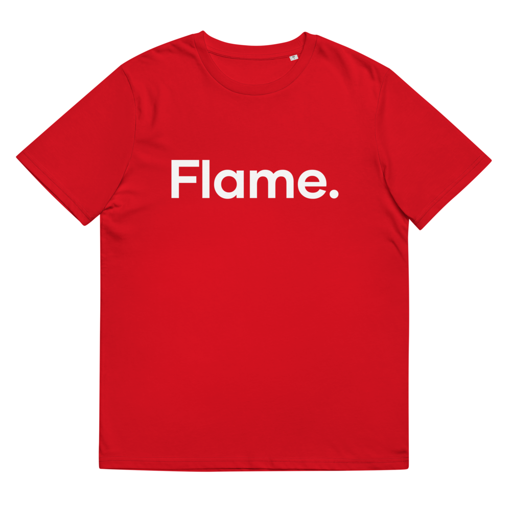 Unisex organic cotton t-shirt - Flame front