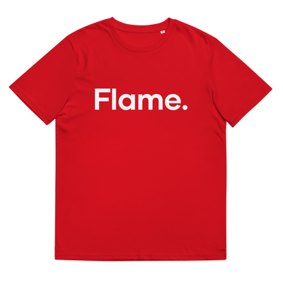 Unisex organic cotton t-shirt - Flame front