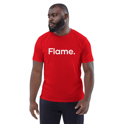 Unisex organic cotton t-shirt - Flame front