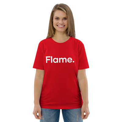 Unisex organic cotton t-shirt - Flame front