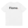 Unisex organic cotton t-shirt - Flame back