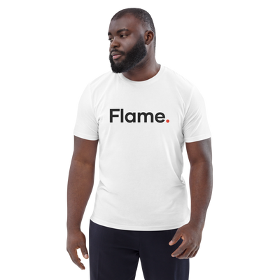 Unisex organic cotton t-shirt - Flame front