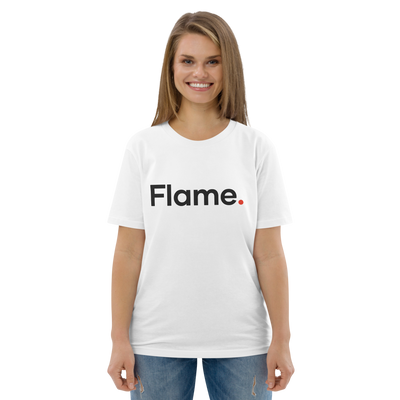 Unisex organic cotton t-shirt - Flame front