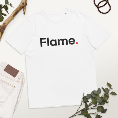 Unisex organic cotton t-shirt - Flame front