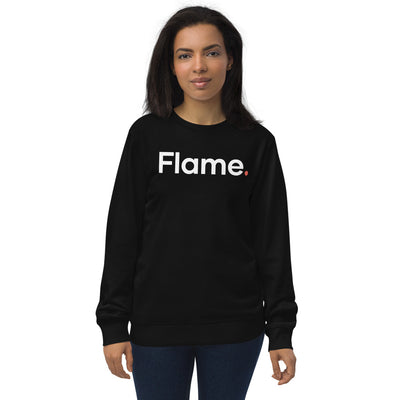 Unisex organic sweatshirt - Flame front