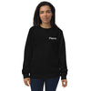 Unisex organic sweatshirt - Flame badge