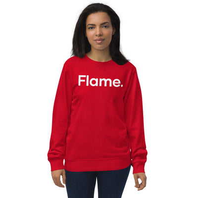 Unisex organic sweatshirt - Flame front