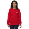 Unisex organic sweatshirt - Flame badge