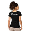 Women’s basic organic t-shirt - Flame back