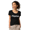 Women’s basic organic t-shirt - Flame front