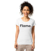 Women’s basic organic t-shirt - Flame front